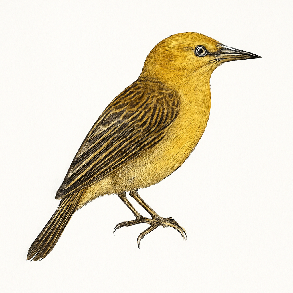 Illustrazione di Slender-billed Weaver