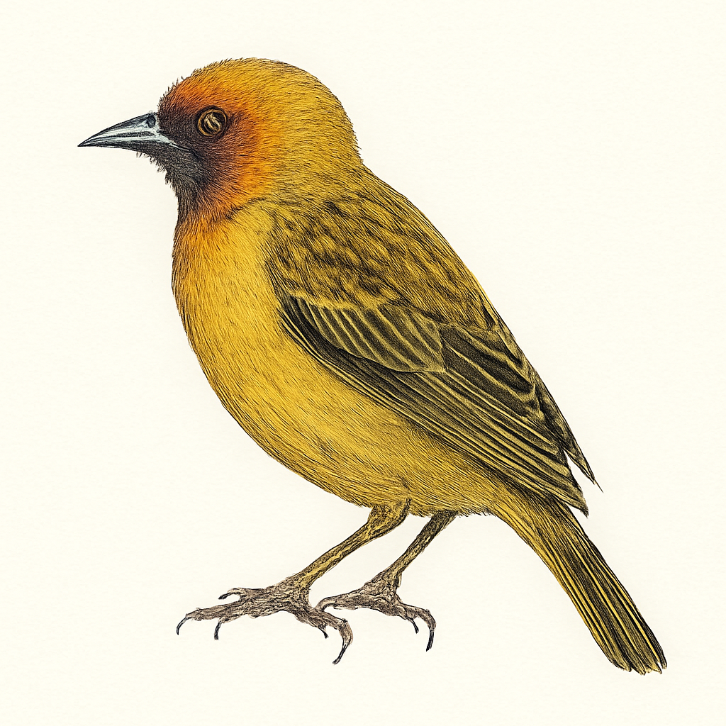 Illustration de Tisserin du Cap