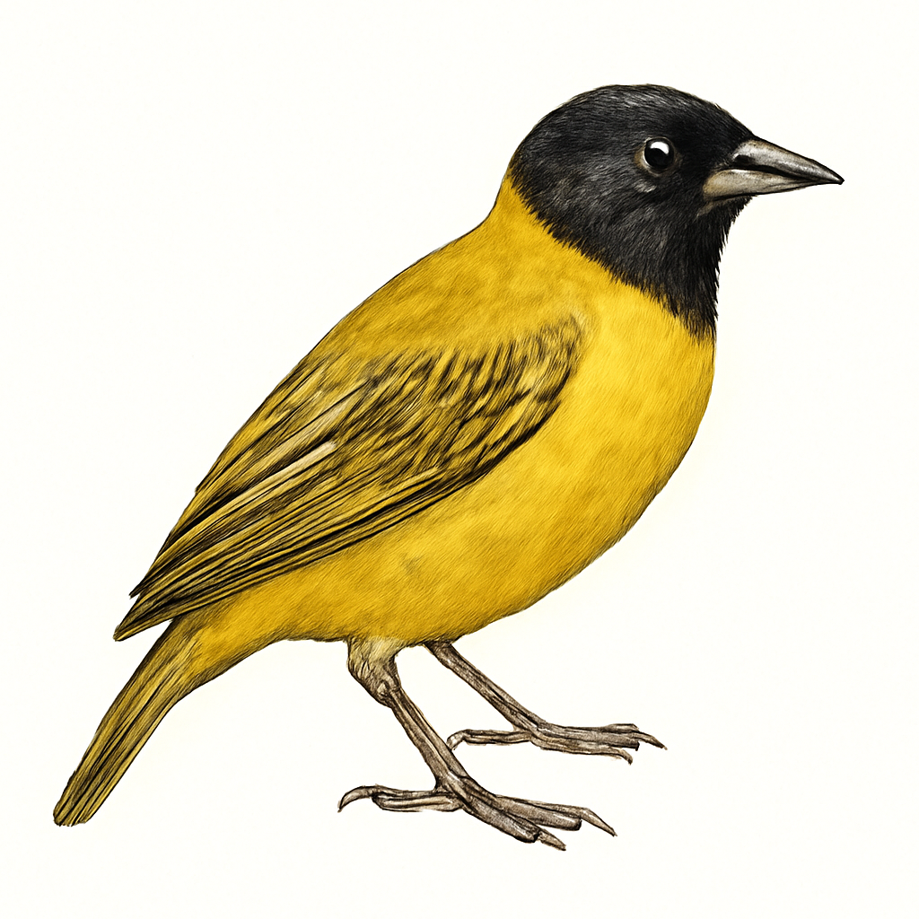 Illustrazione di Black-headed Weaver