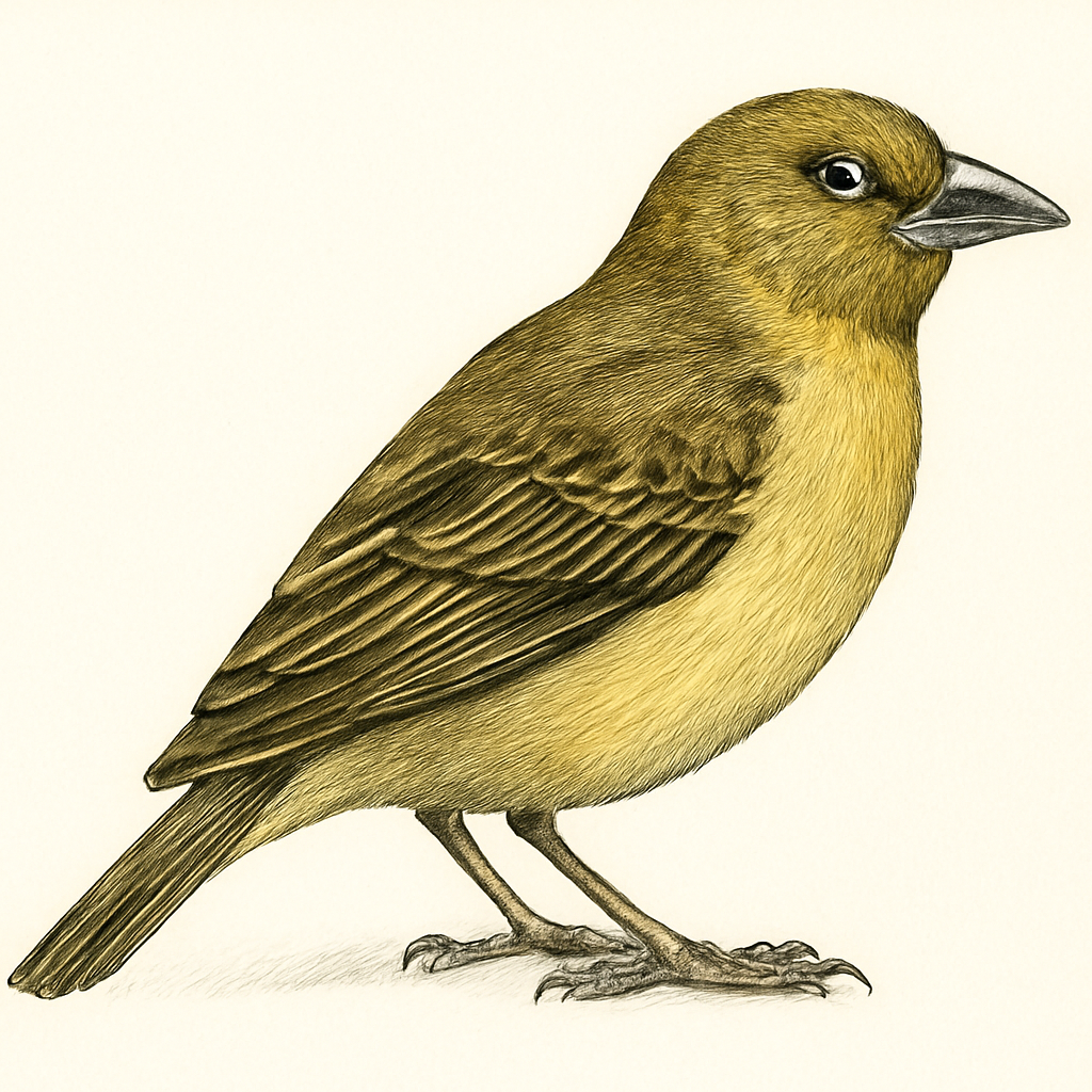 Illustrazione di Olive-headed Weaver