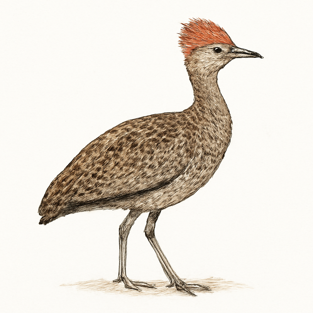 Illustration de Outarde houppette