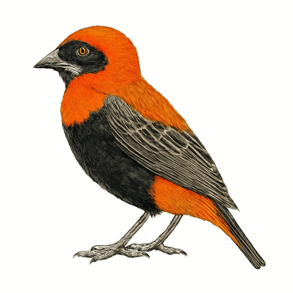 Illustrazione di Vescovo arancio
