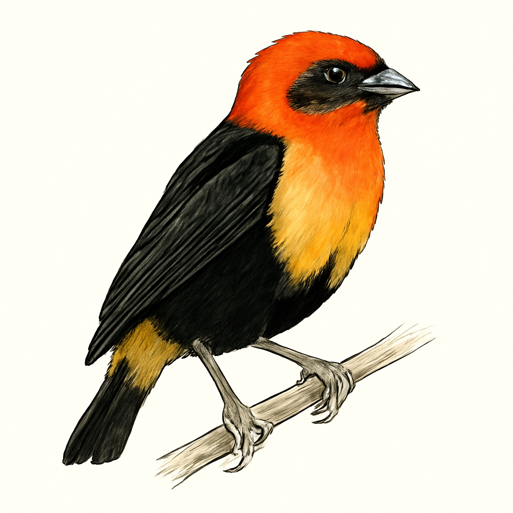 Illustration von Flammenweber