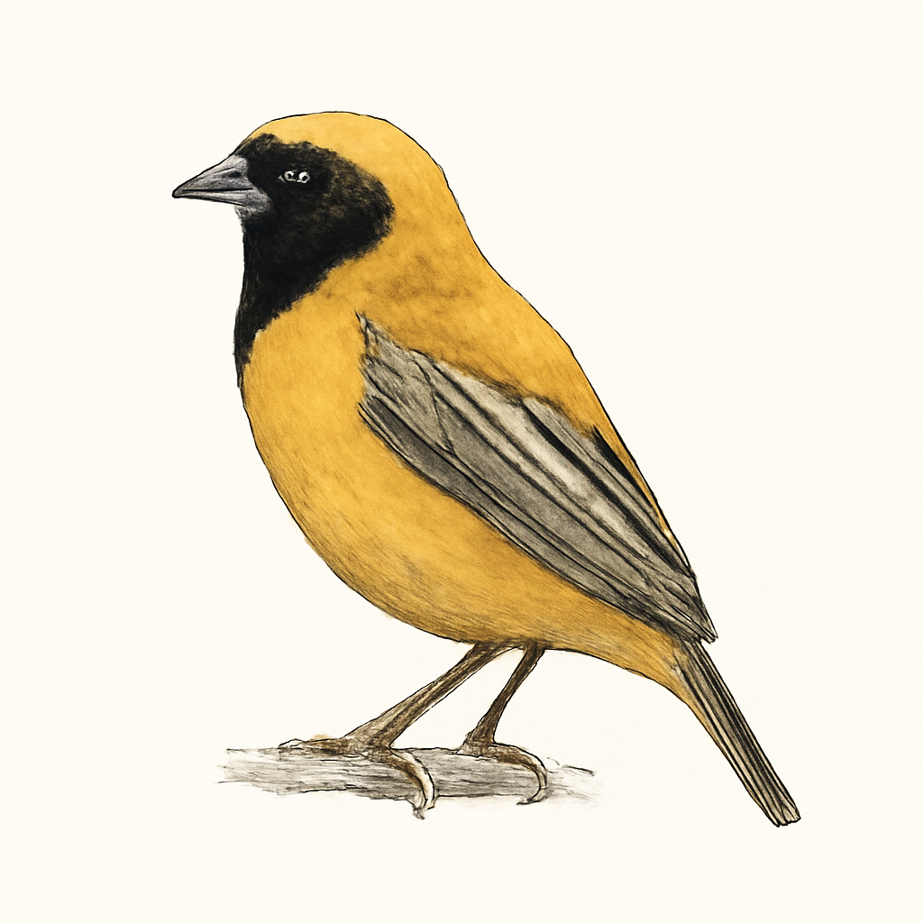 Illustration de Euplecte à croupion jaune