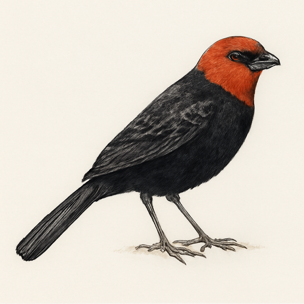 Ilustración de Obispo Acollarado (laticauda/suahelicus)