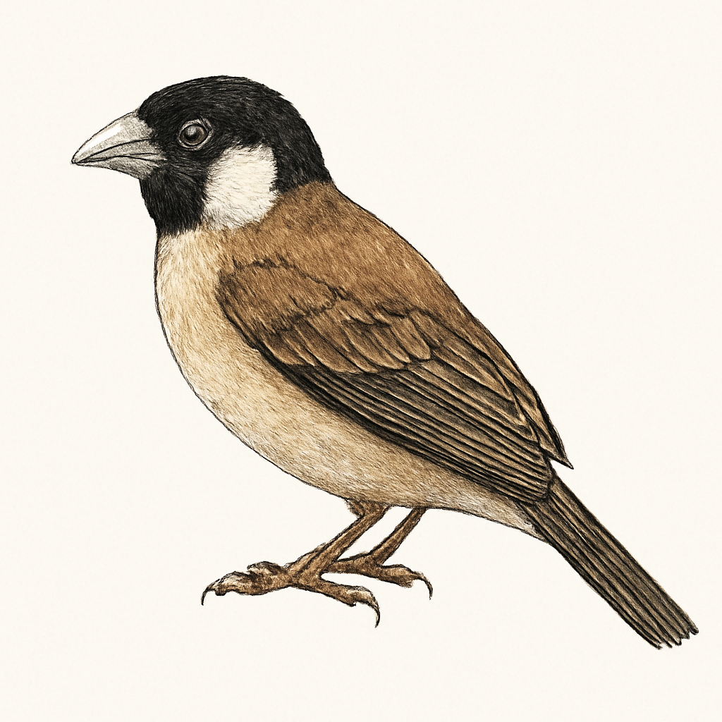 Grosbeak Weaver illustration