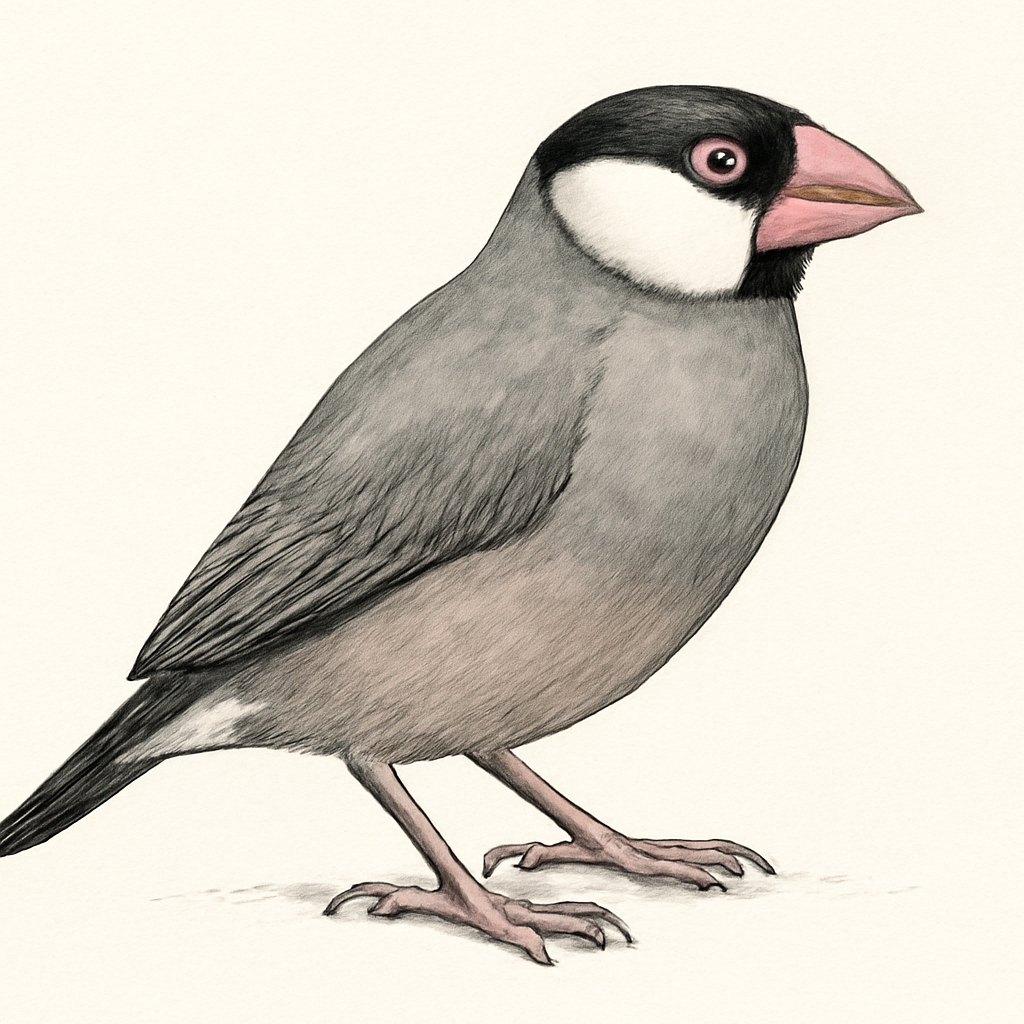 Illustrazione di Java Sparrow