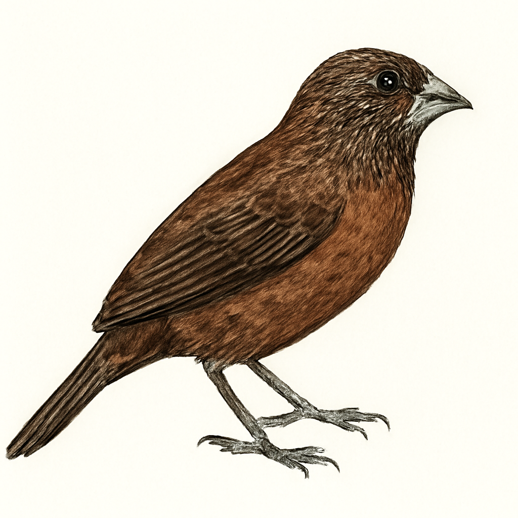 Streak-headed Munia illustration