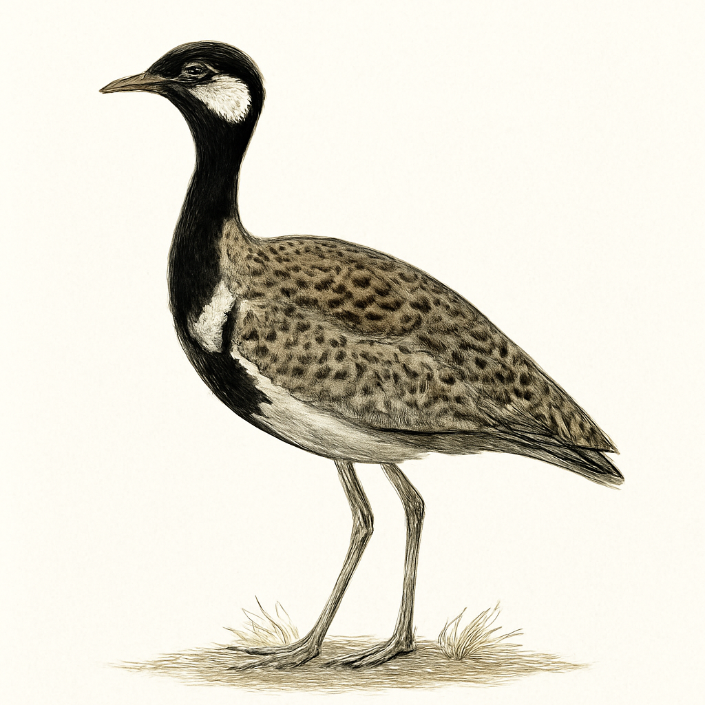 Lesser Florican illustration