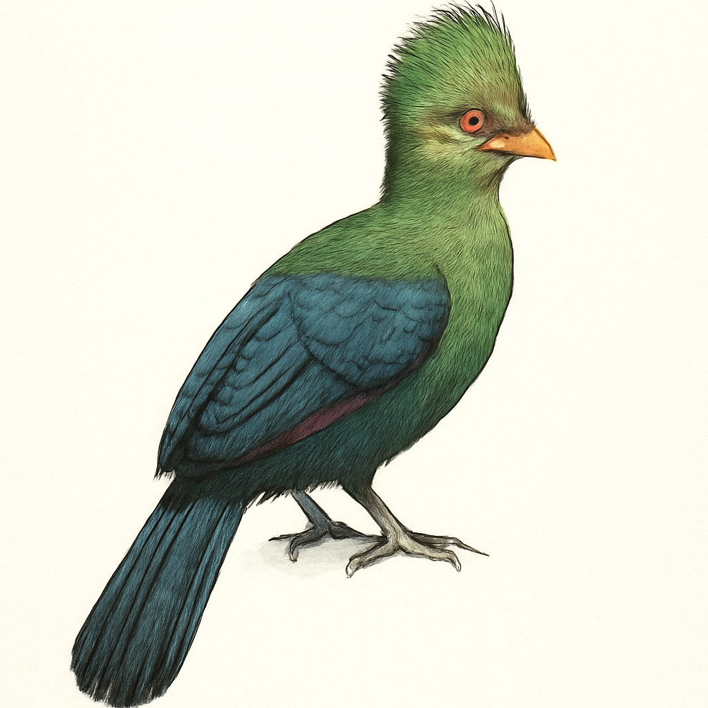 Illustration von Livingstoneturako