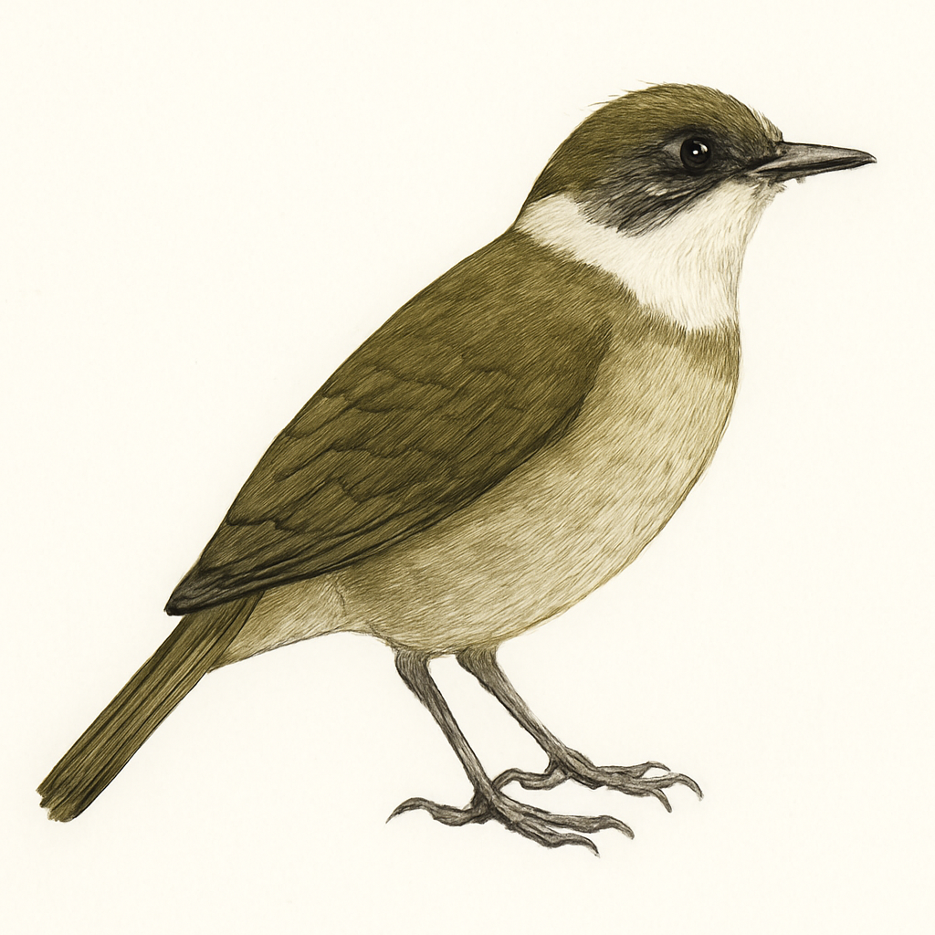 Illustration de Dos-vert à collier