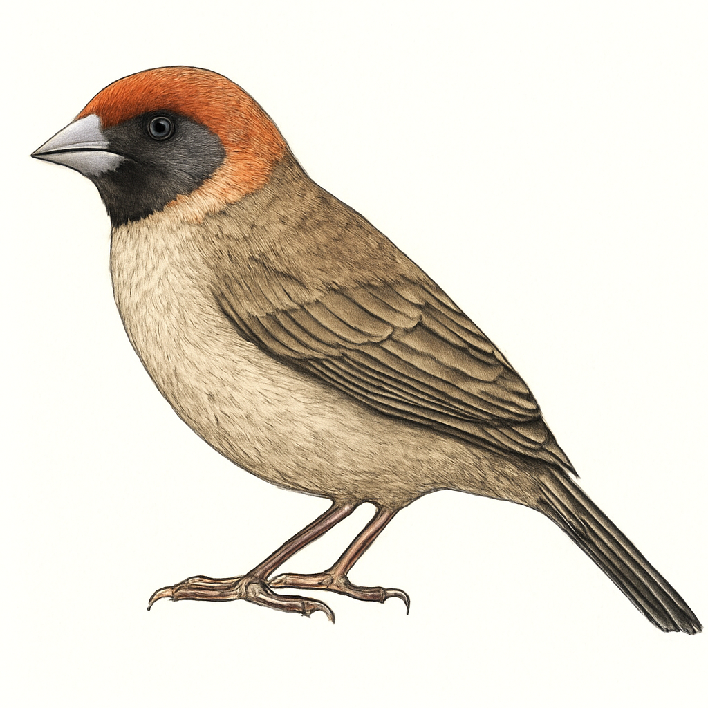 Illustration de Astrild à joues noires