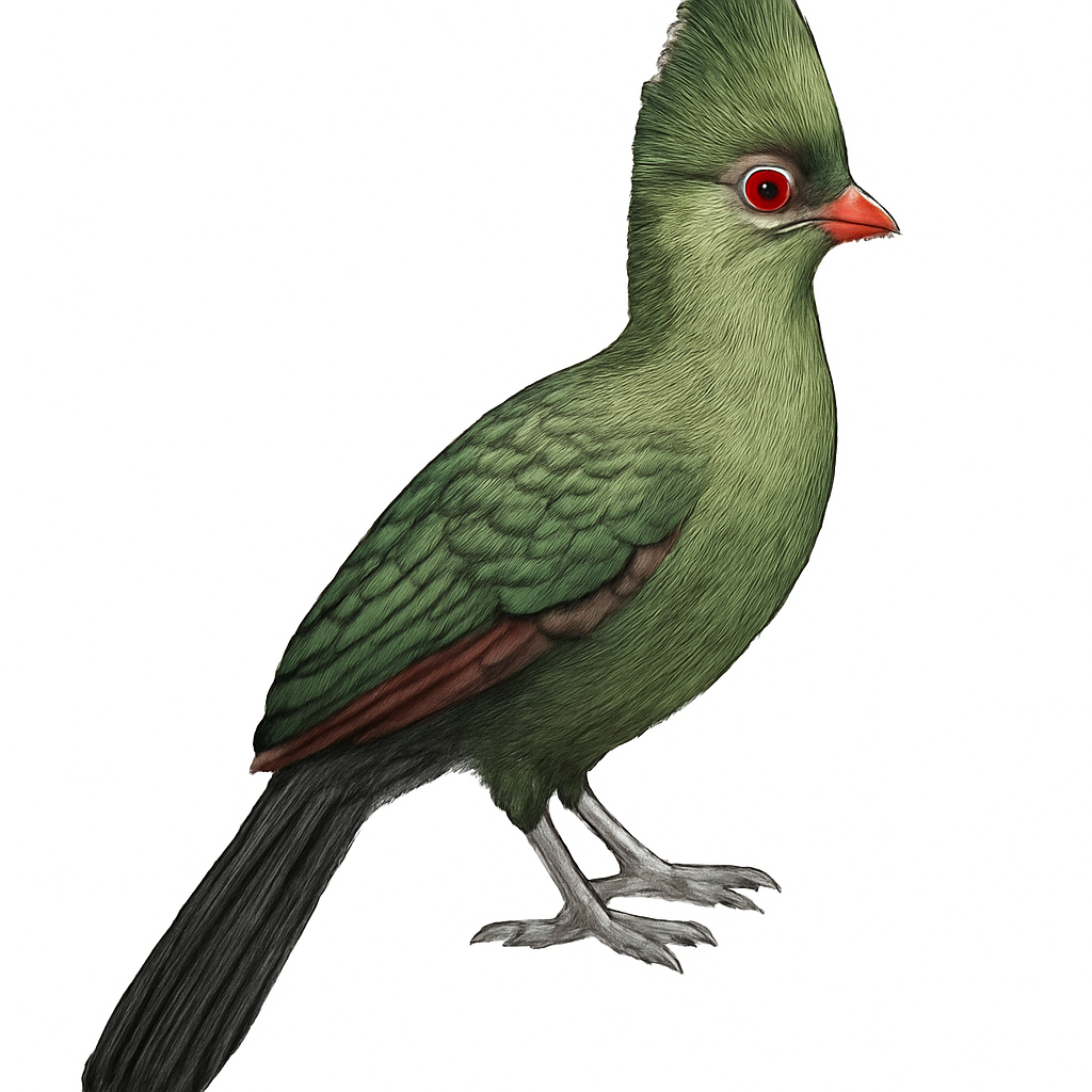 Illustrazione di Knysna Turaco