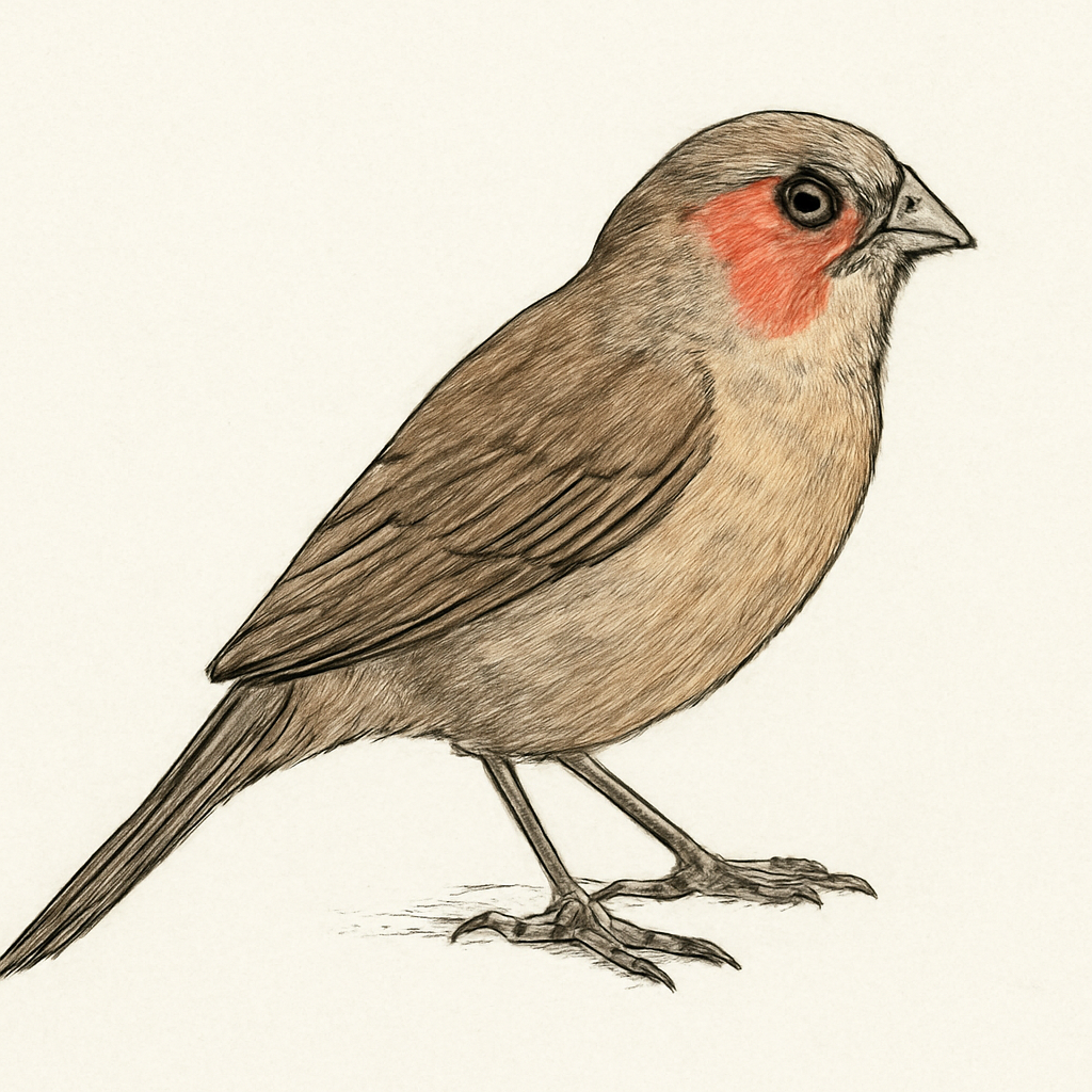 Ilustración de Estrilda Carinaranja