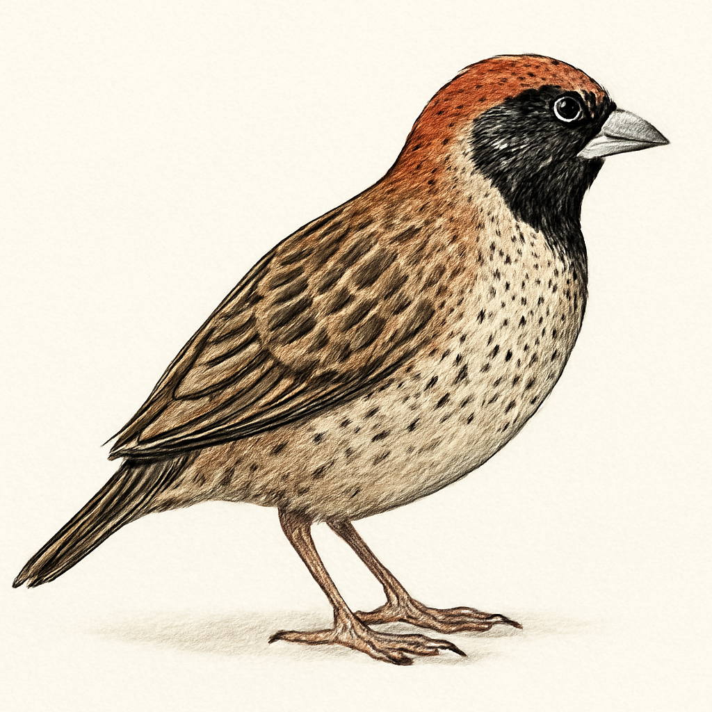 Ilustración de Estrilda Codorniz