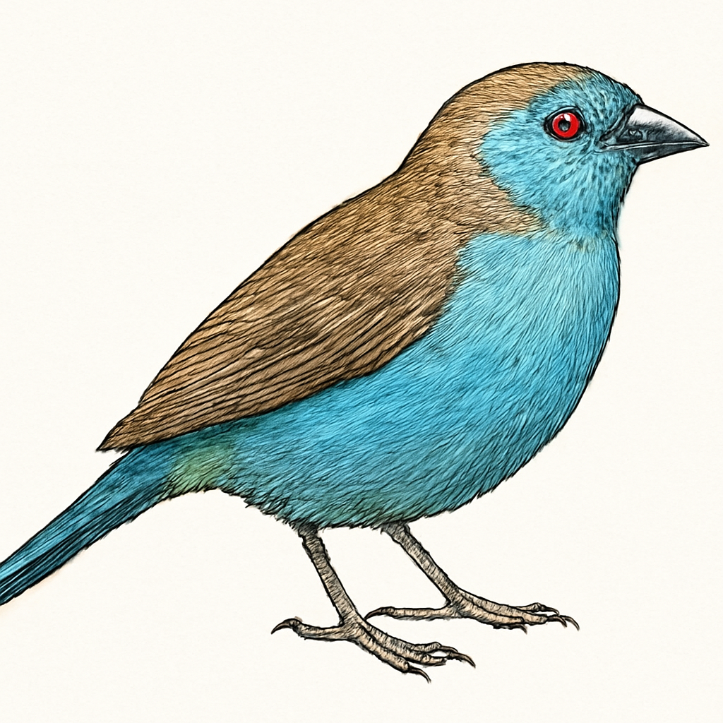 Illustratie van Angolees blauwfazantje