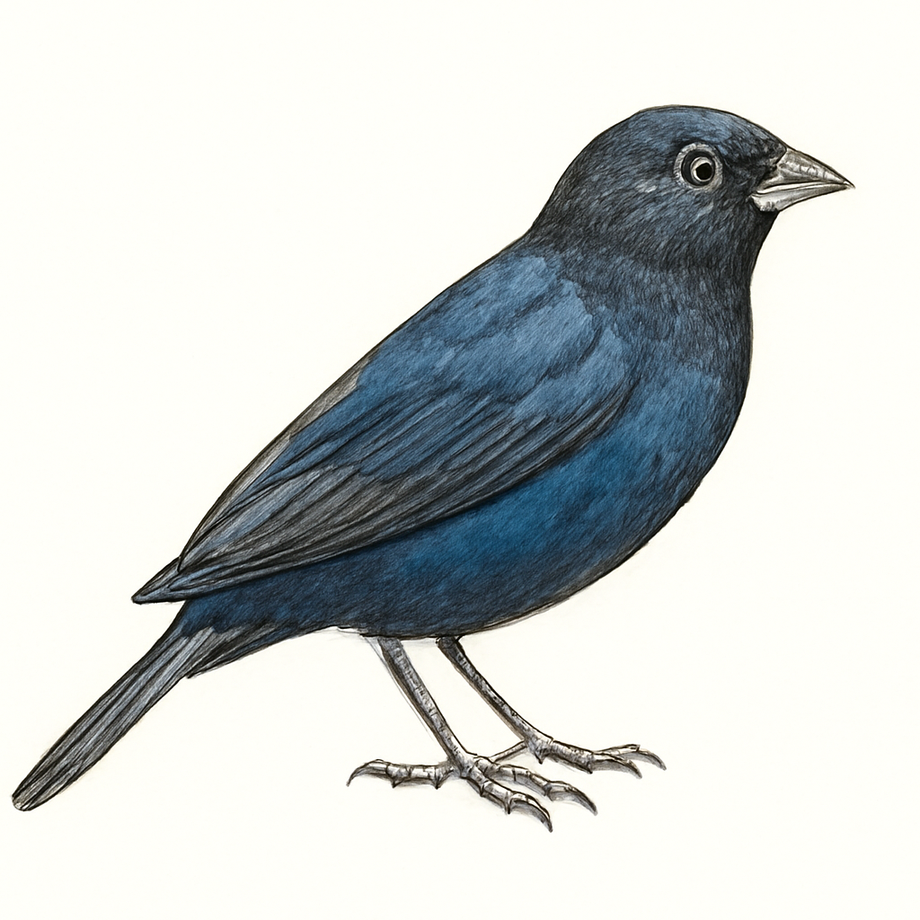 Illustration von Rotfußwitwe