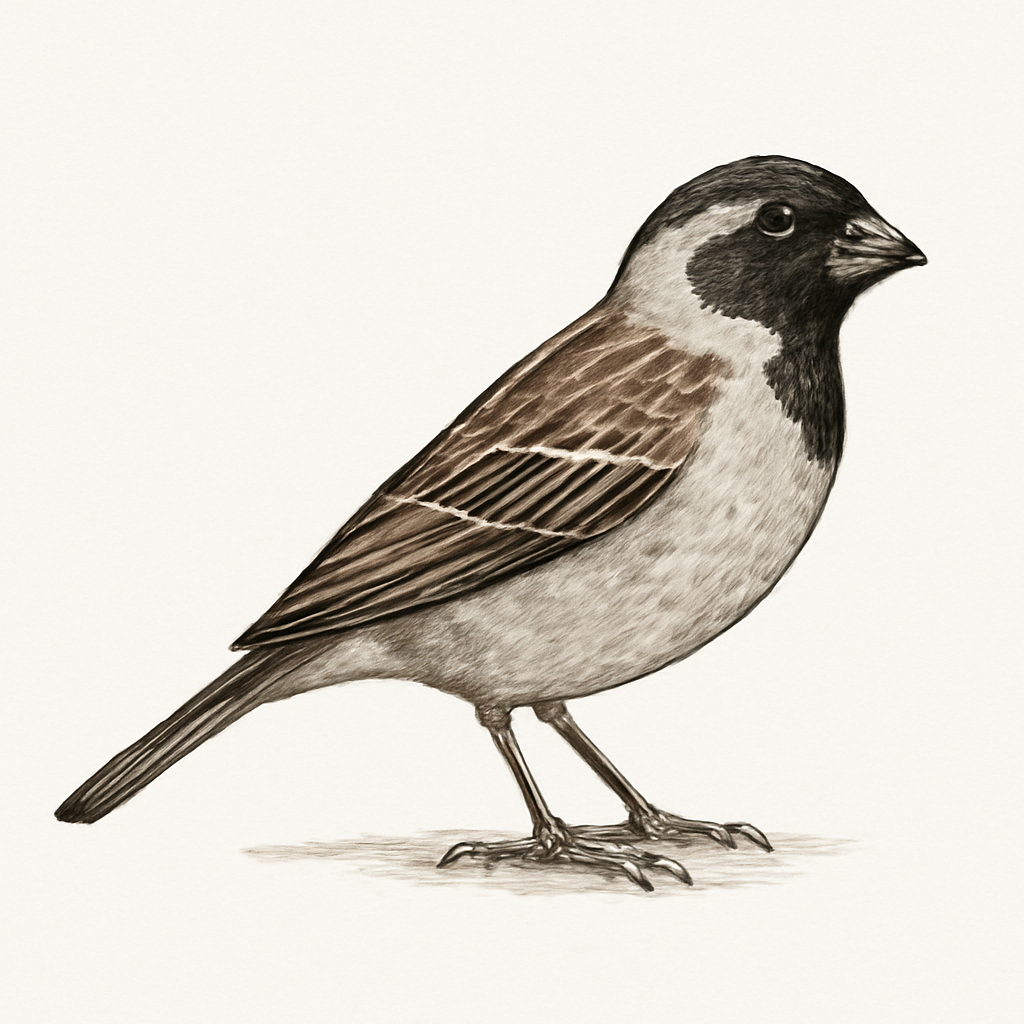 Illustration von Kapverdensperling