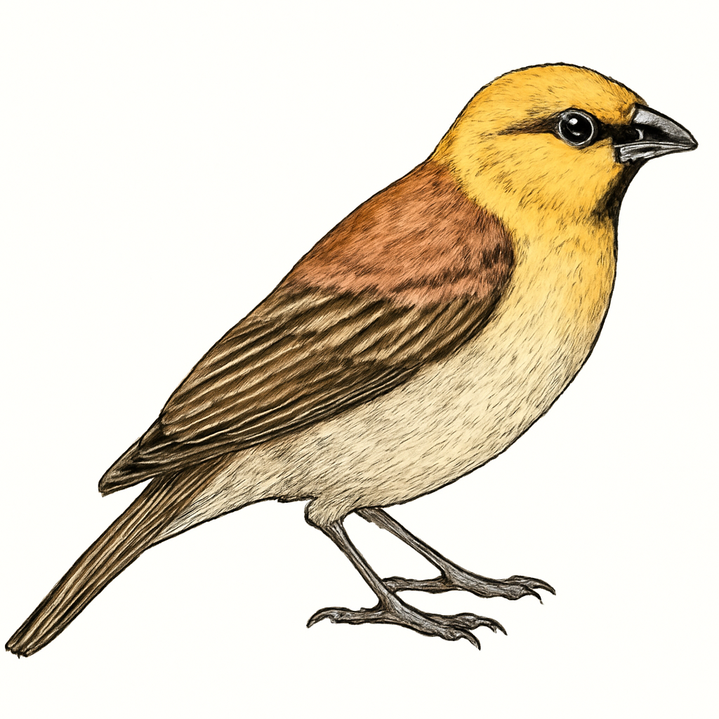 Illustration von Jemengoldsperling