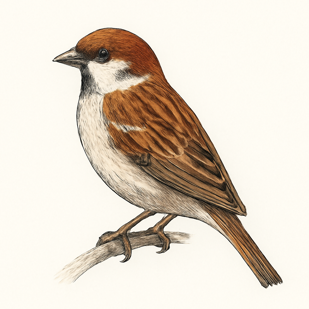 Illustration von Maronensperling