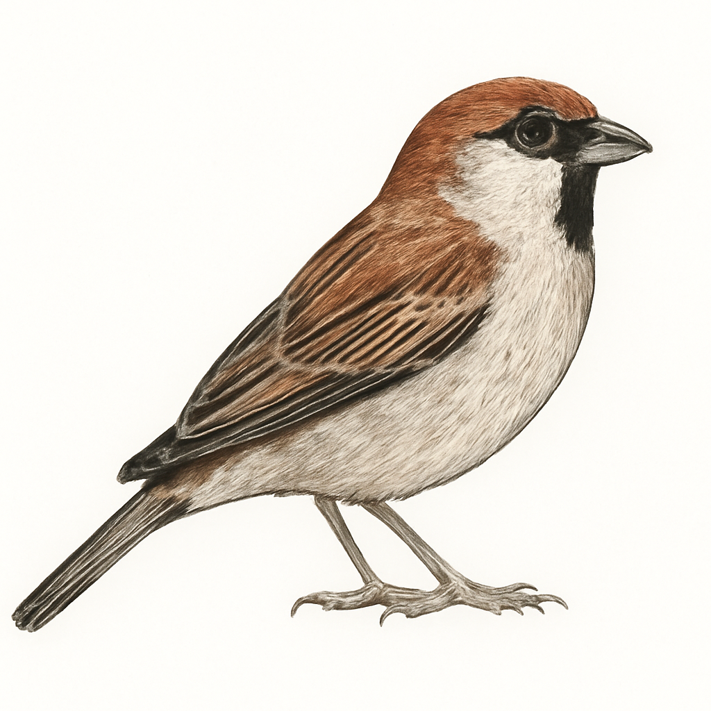 Ilustración de Gorrión Chico