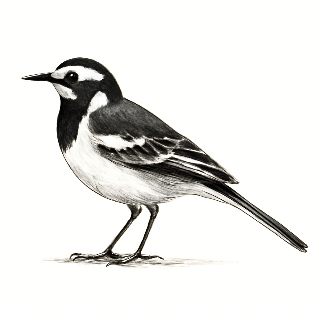 Ilustración de Lavandera Africana