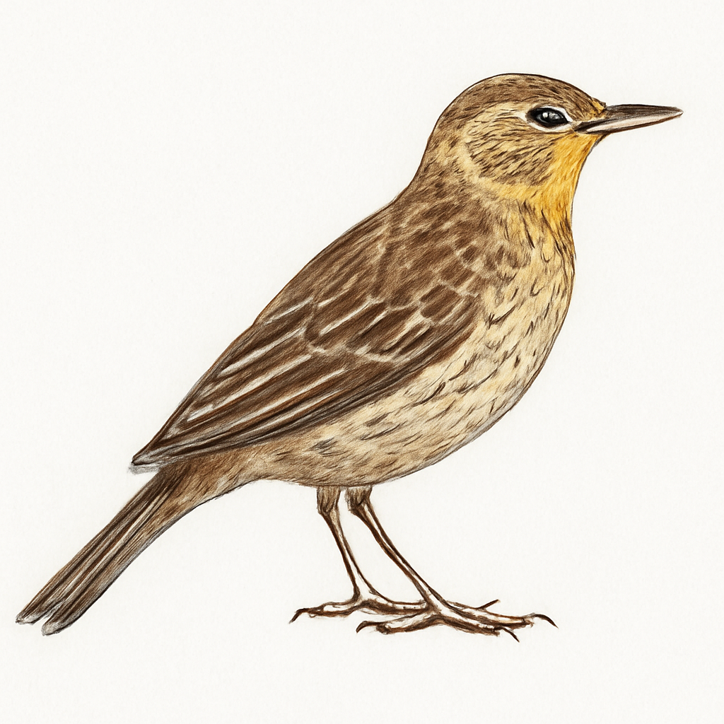 Illustration de Pipit des rochers