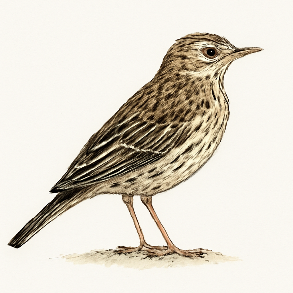 Illustration de Pipit de la Petchora