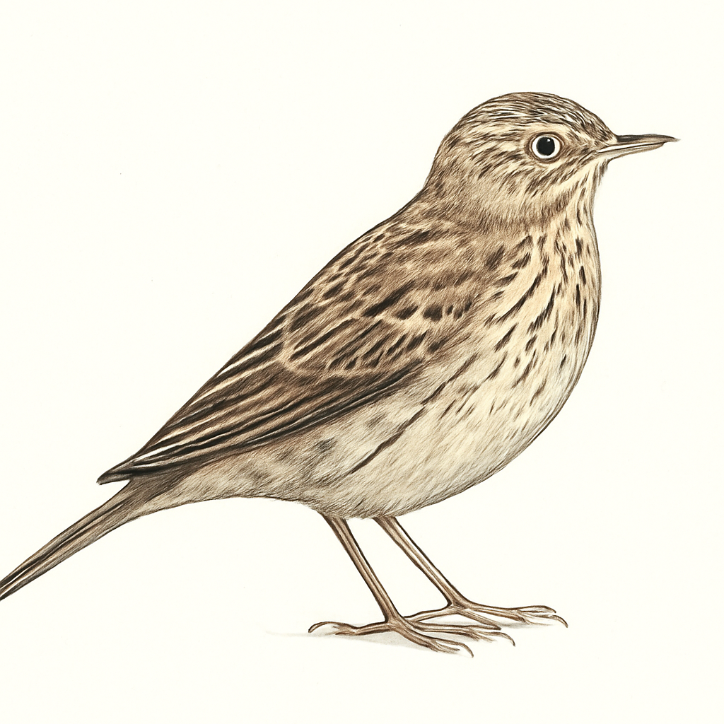Water Pipit illustration