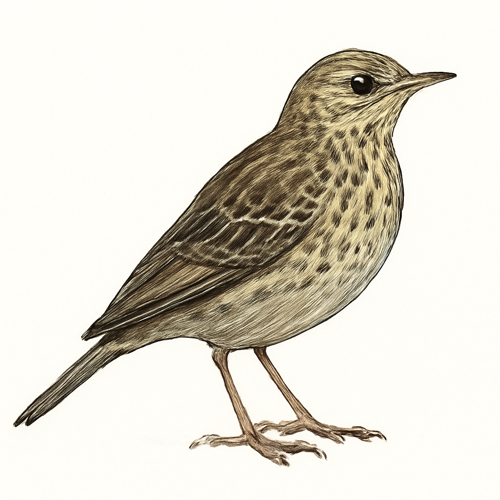 Rock Pipit illustration