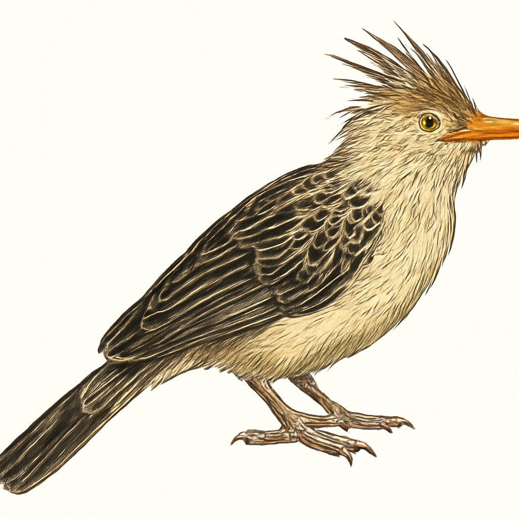 Illustrazione di Guira Cuckoo