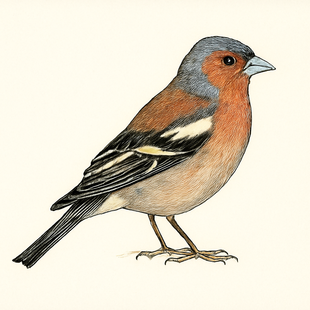 Common Chaffinch illustration