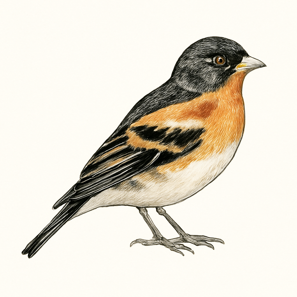 Brambling illustration