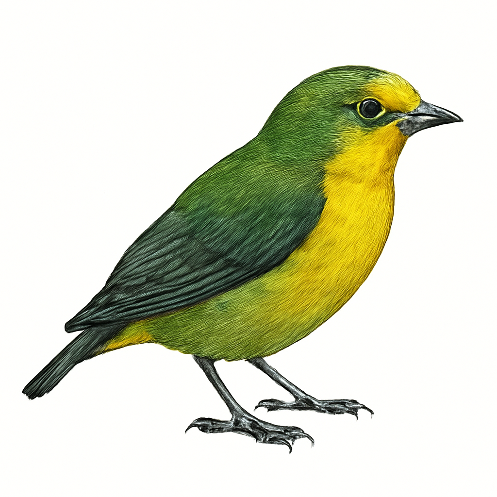Puerto Rican Euphonia illustration