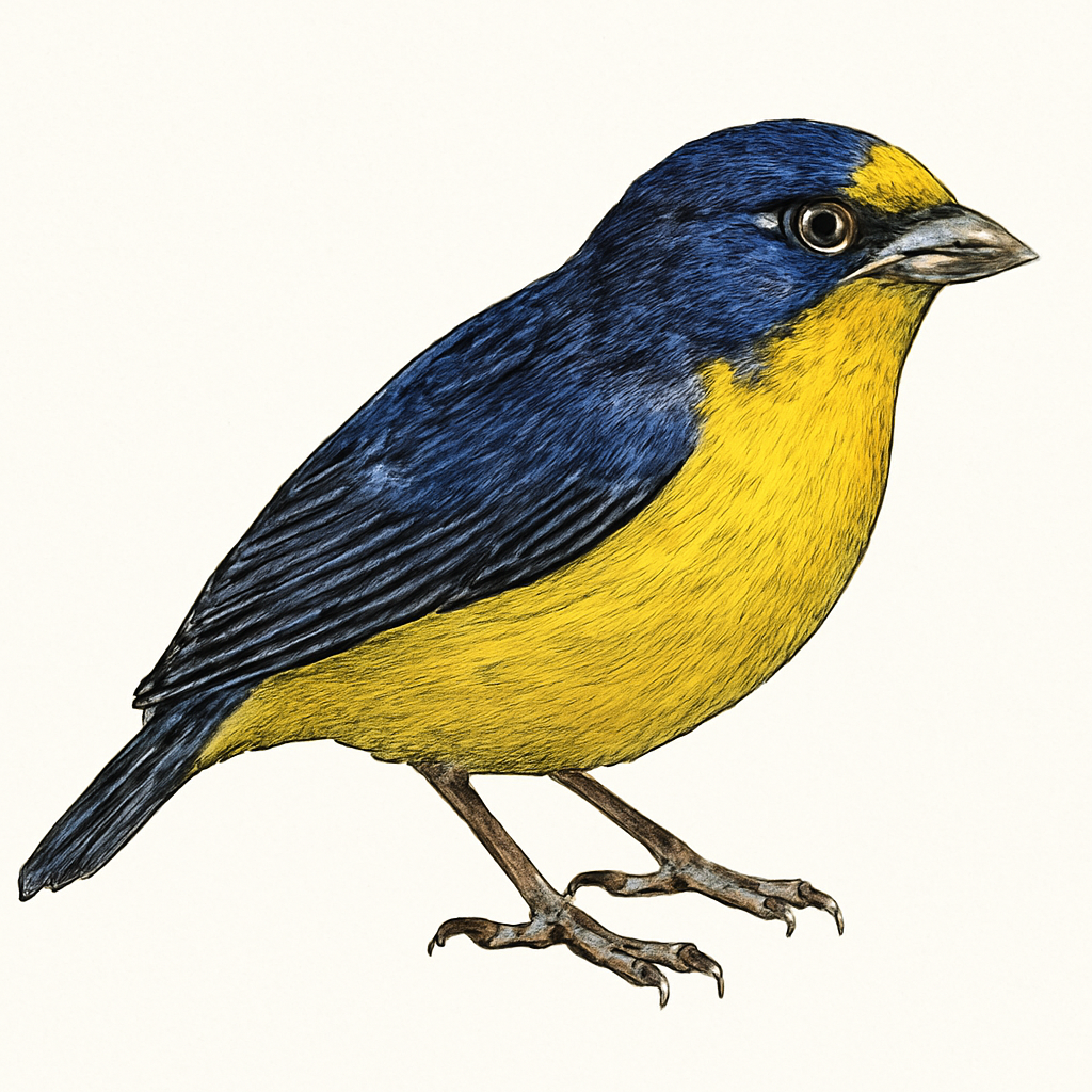 Ilustración de Eufonia Piquigruesa