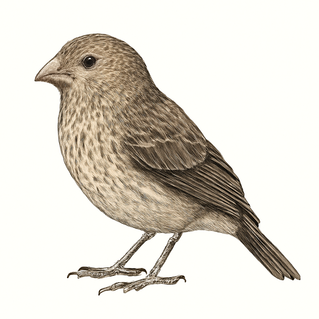 Nihoa Finch illustration