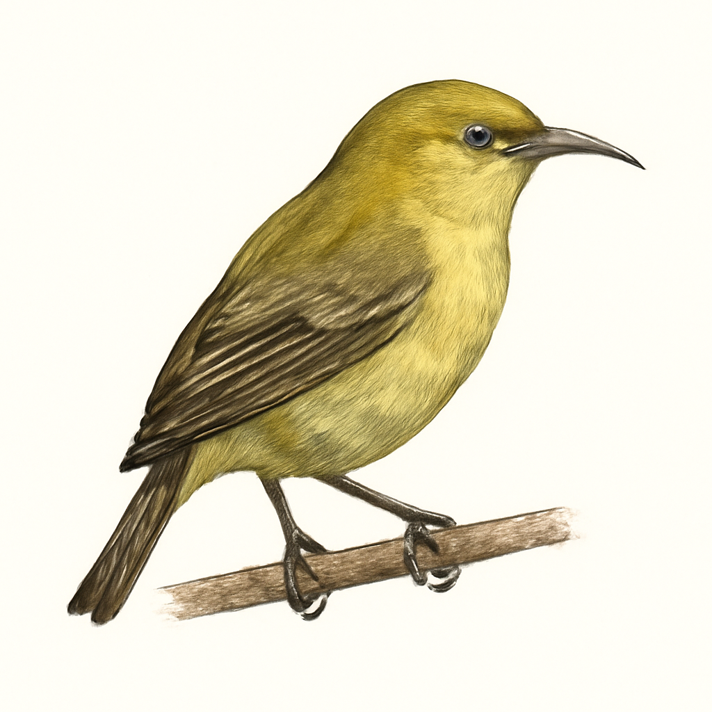 Ilustración de Nukupuu de Kauai